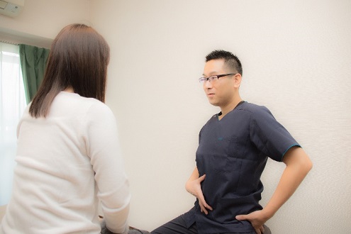 御茶ノ水駅中村かえる整体院の施術の流れ