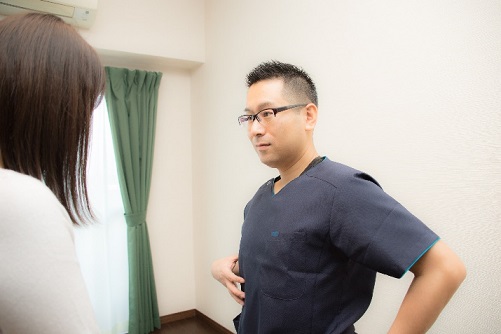 御茶ノ水駅中村かえる整体院の施術の流れ