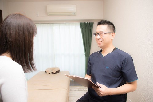 御茶ノ水駅中村かえる整体院の施術の流れ
