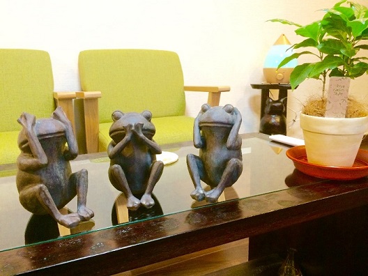 御茶ノ水中村かえる整体院の院内のようす